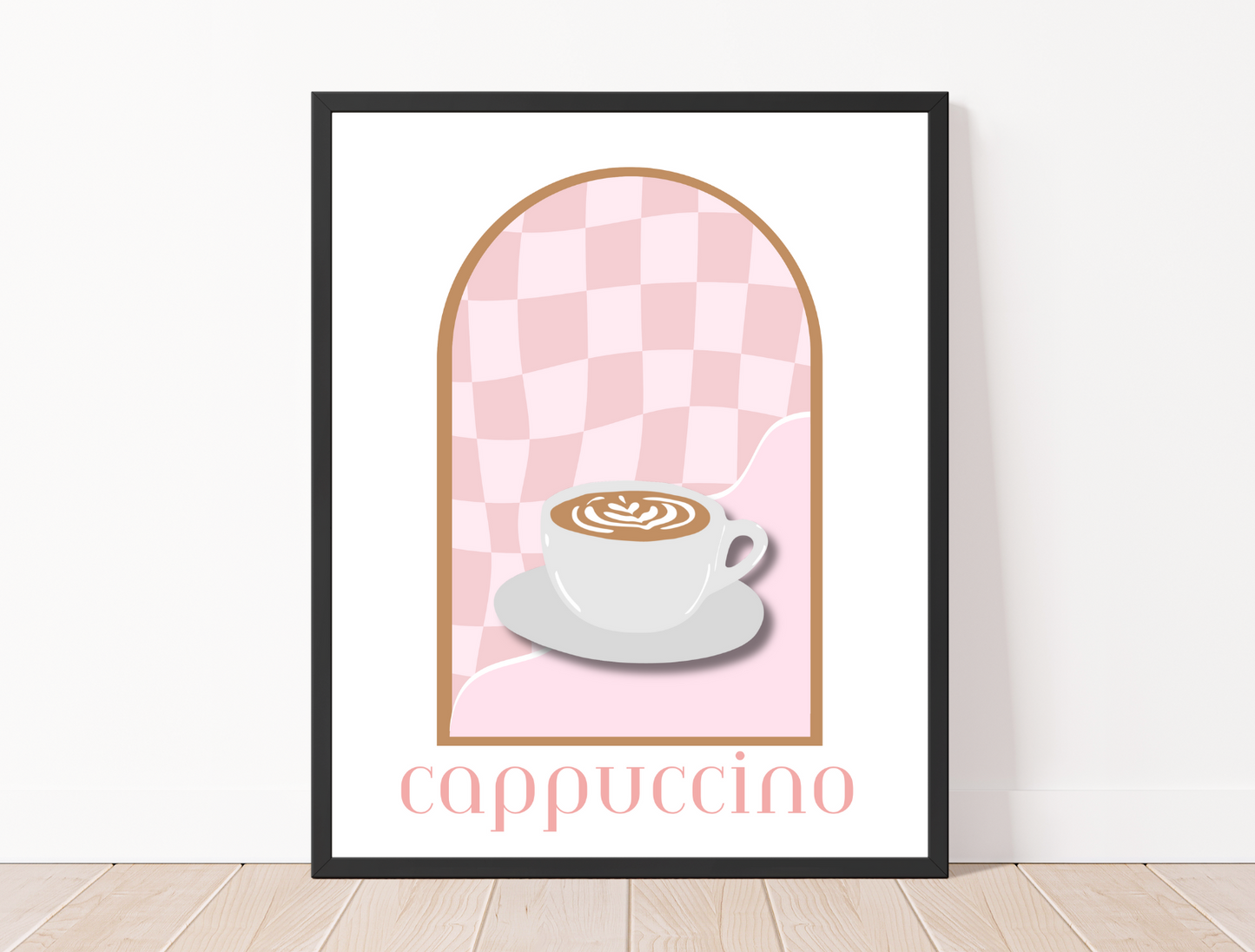 Cappuccino Coffee Art Print