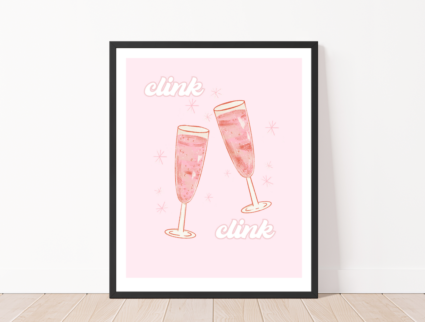 Clink Clink Art Print