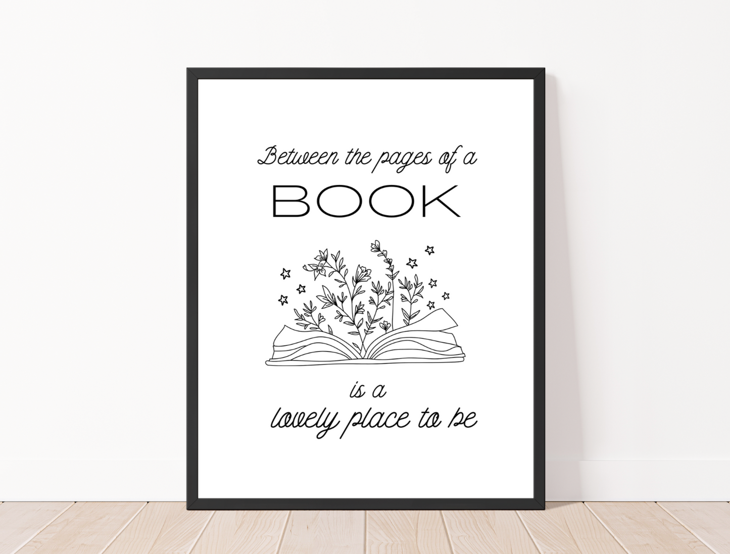 Between The Pages Art Print