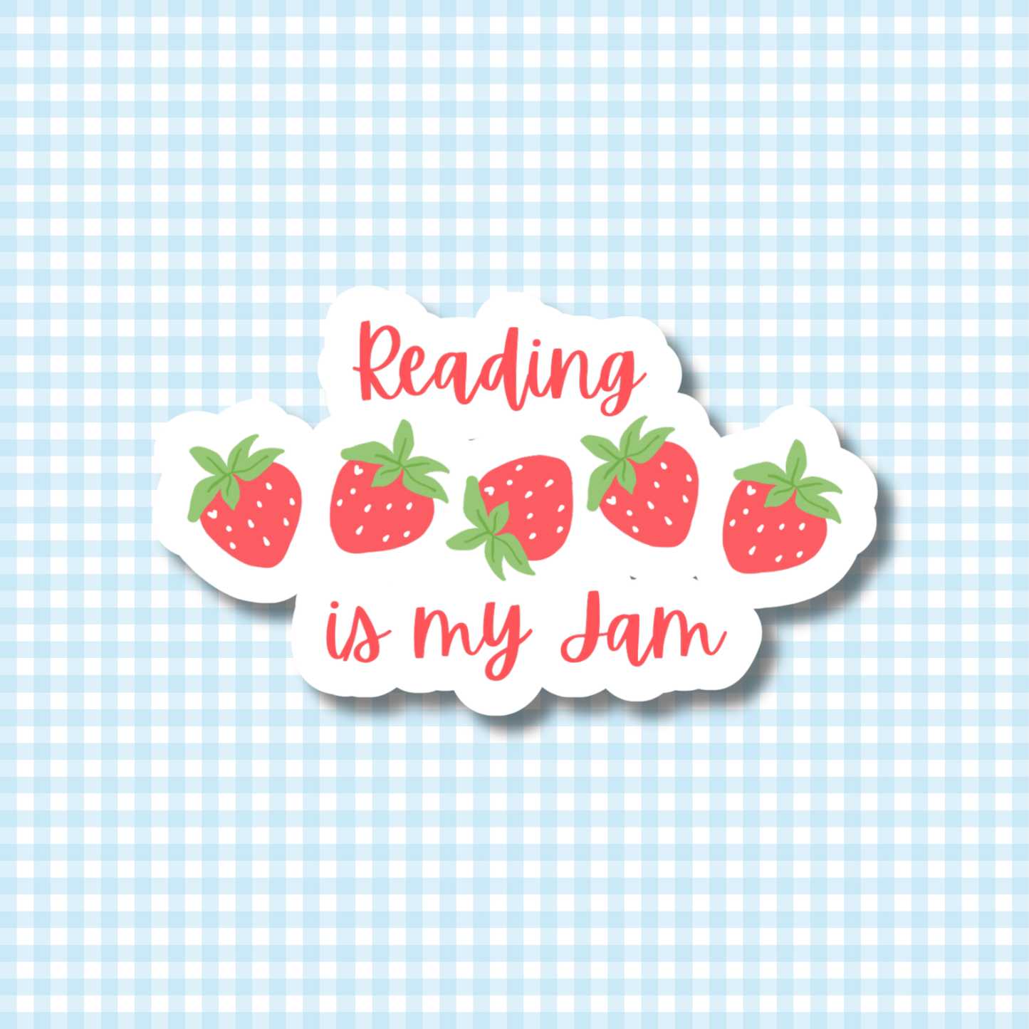 Reading is My Jam Sticker