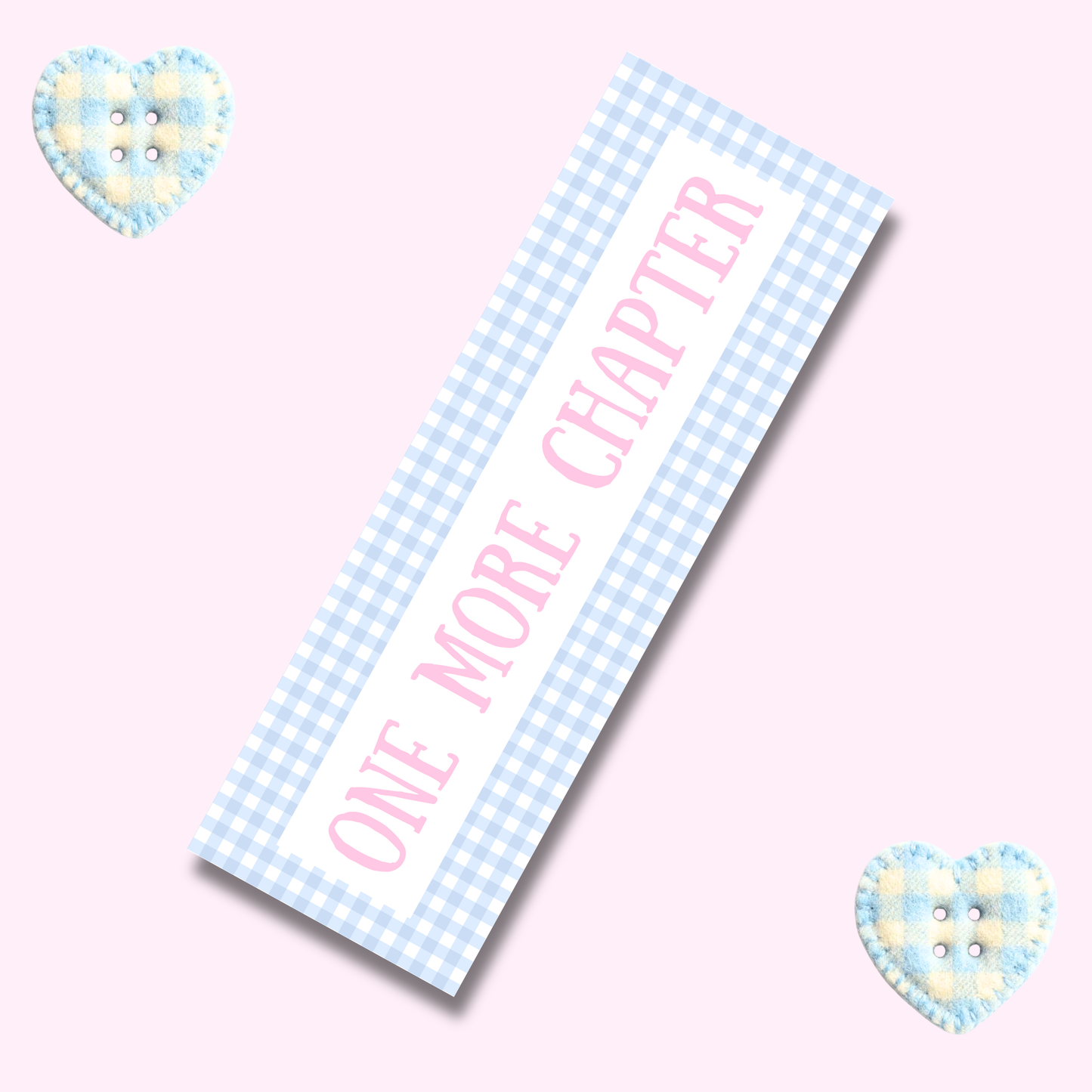 One More Chapter Bookmark (Blue)