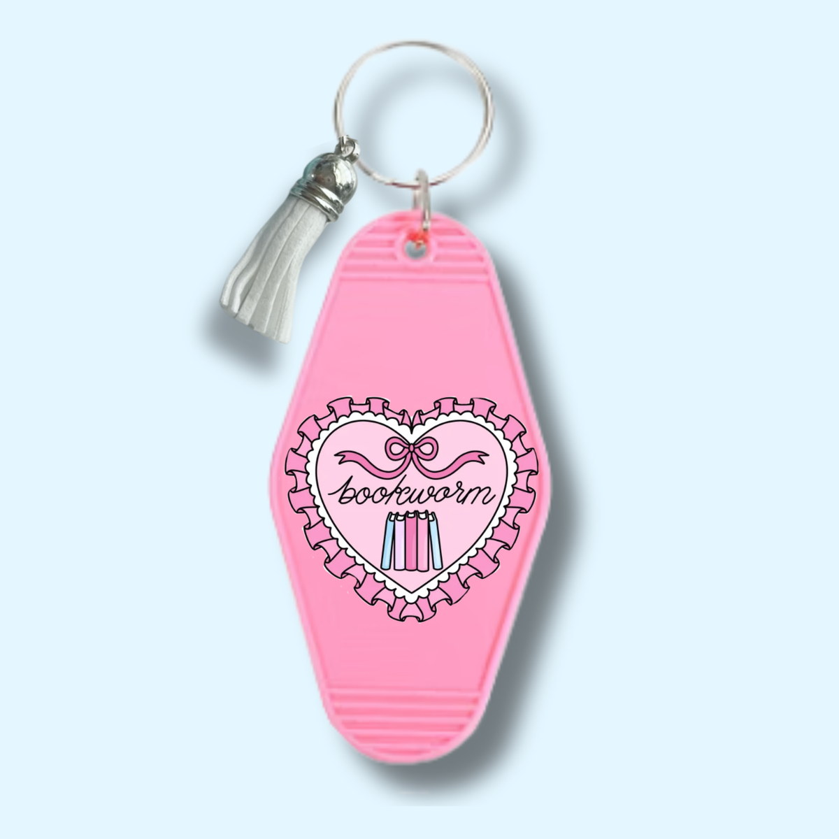 Bookworm Keychain
