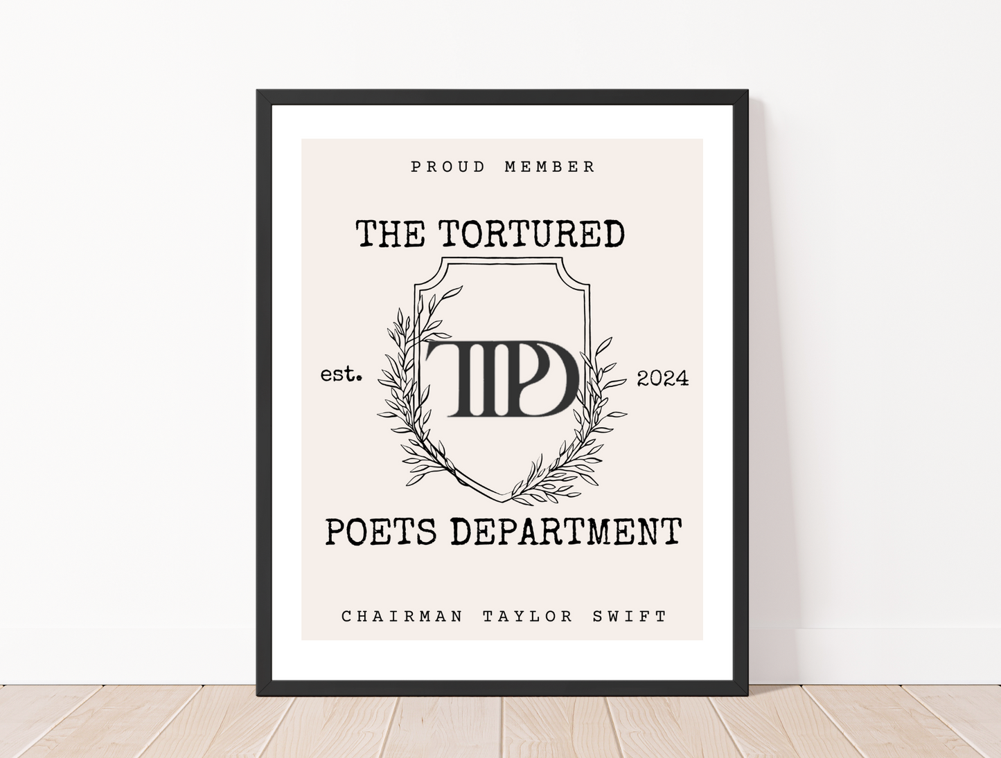 Tortured Poets Department Art Print