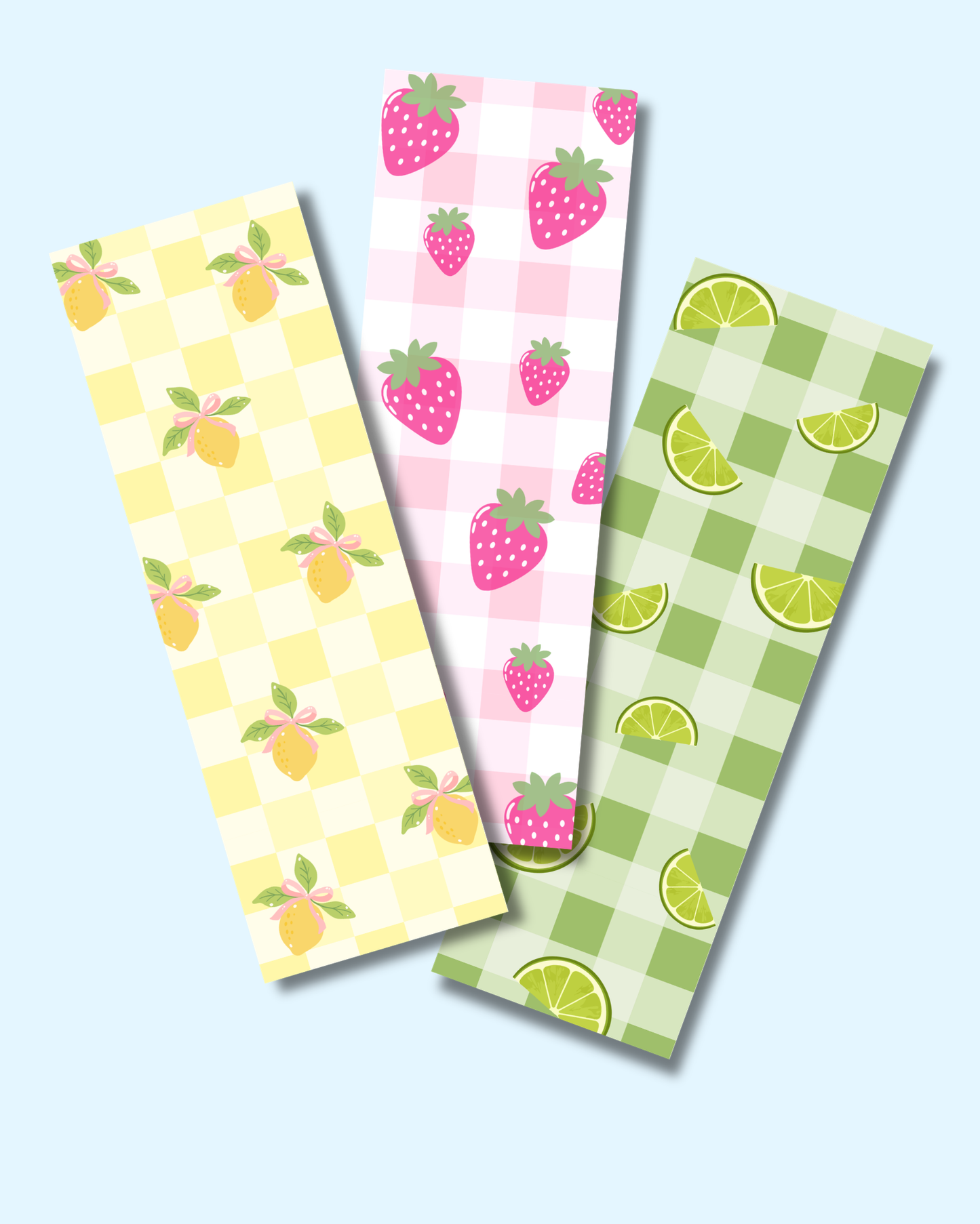 Farmers Market Bookmark Trio