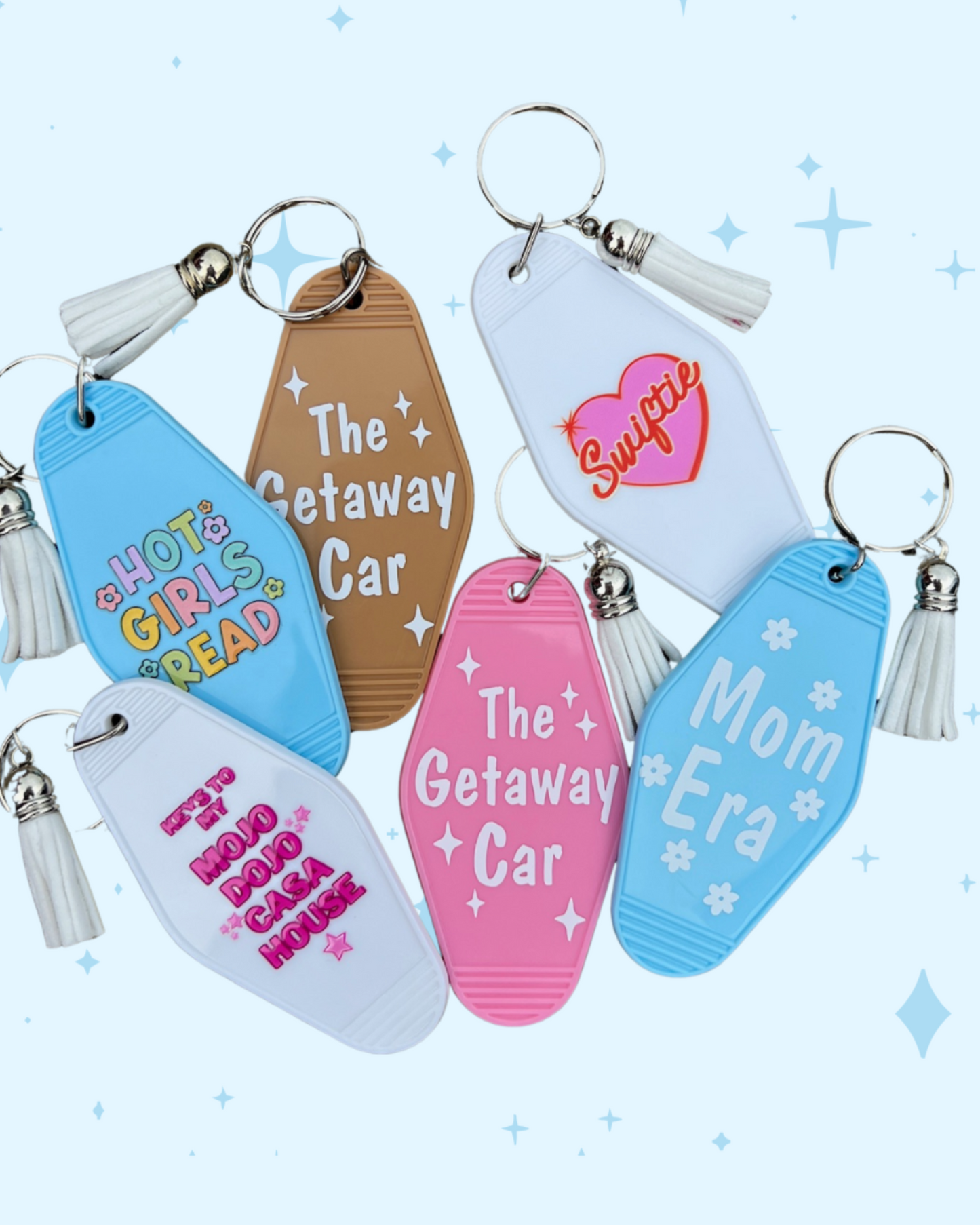 Mojo Dojo Casa House Retro Motel Keychain