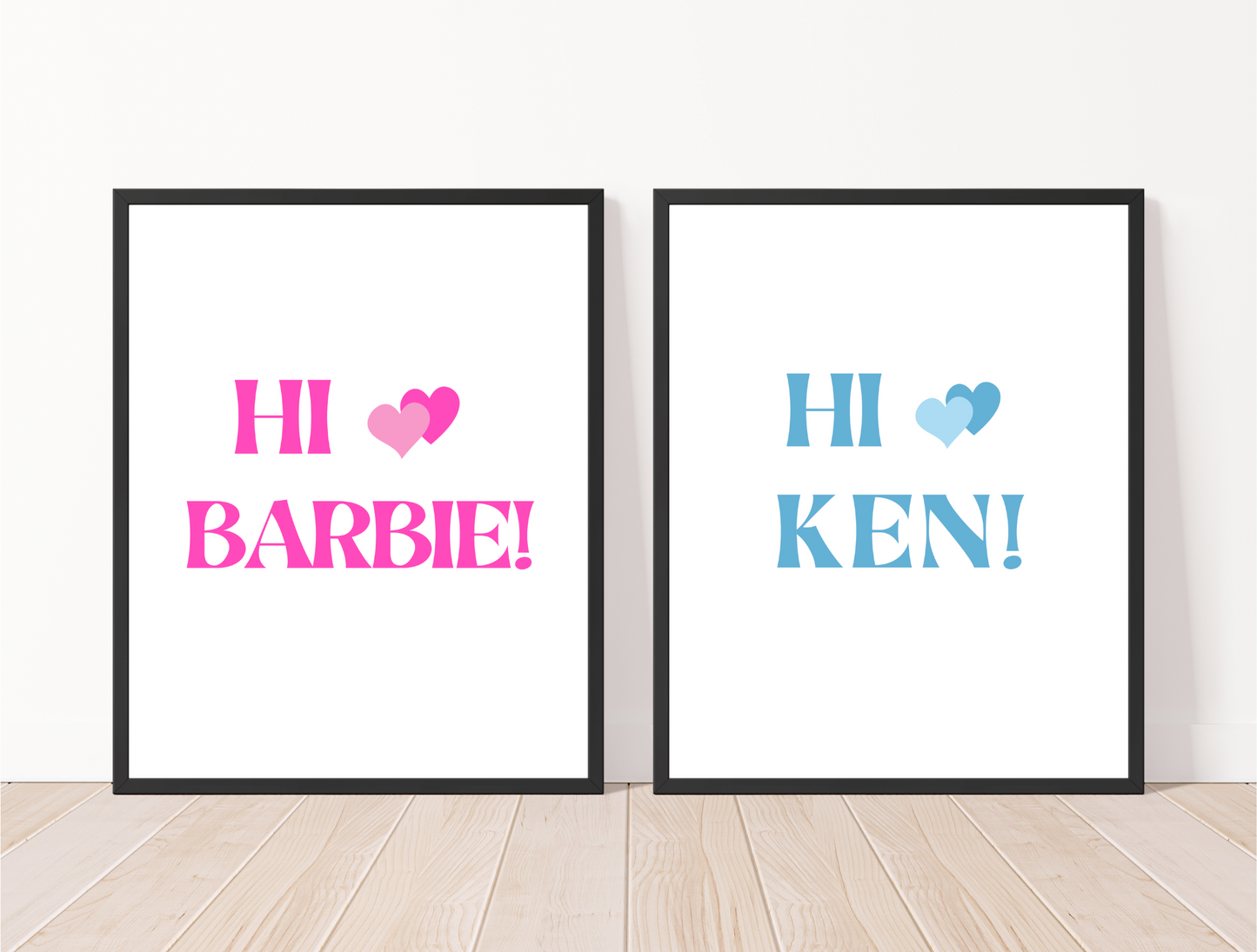 Hi Barbie Hi Ken - Set of 2 Prints