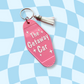 Getaway Car Retro Motel Keychain