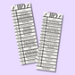 Tortured Poets Department Bookmark Set of 2