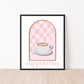 Cappuccino Coffee Art Print