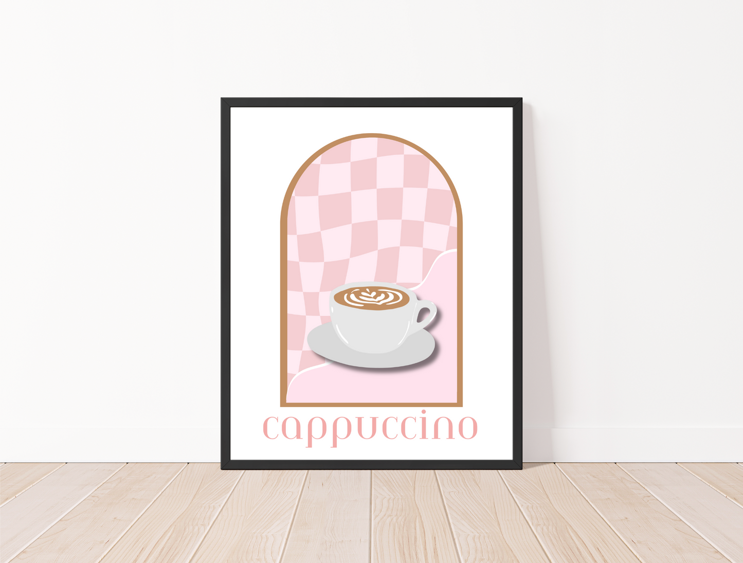 Cappuccino Coffee Art Print