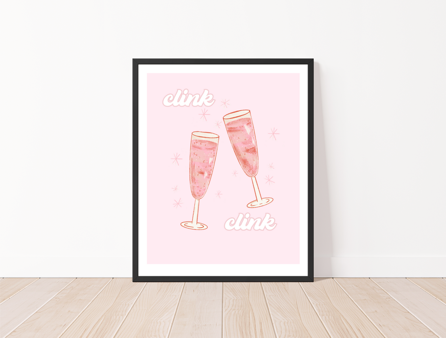 Clink Clink Art Print