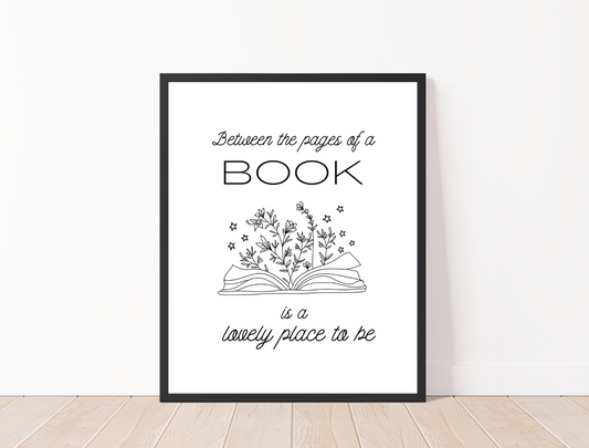 Between The Pages Art Print