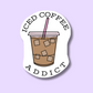 Iced Coffee Addict Vinyl Sticker