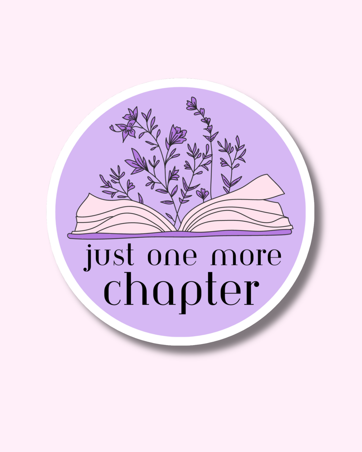 One More Chapter Vinyl Sticker