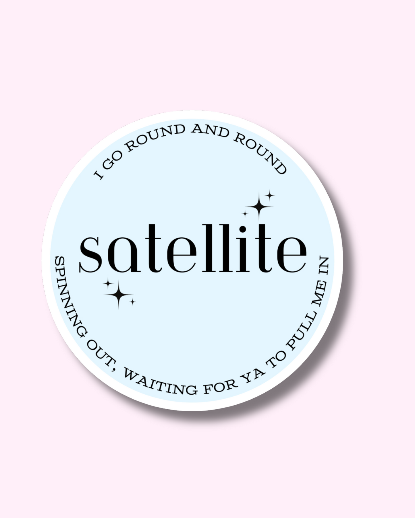 Satellite Vinyl Sticker