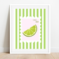 Key Lime Post Art Print