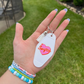 Swiftie Heart Retro Motel Keychain