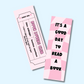 Book Lovers Club Bookmarks - Pink