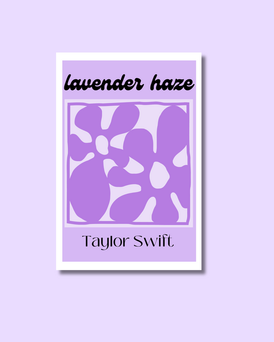 Lavender Haze Vinyl Sticker