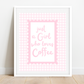 Just a Girl who Loves Coffee-pink