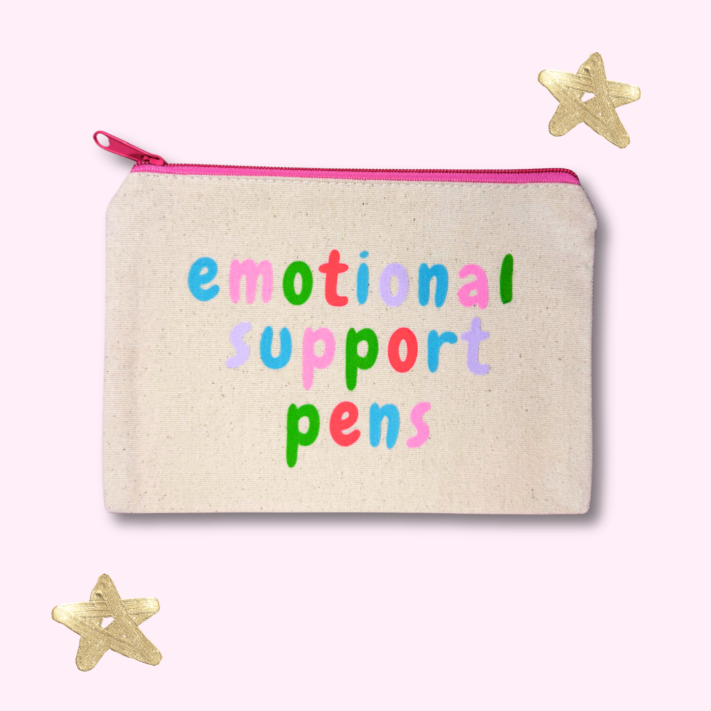 Emotional Support Pens Zipper Bag