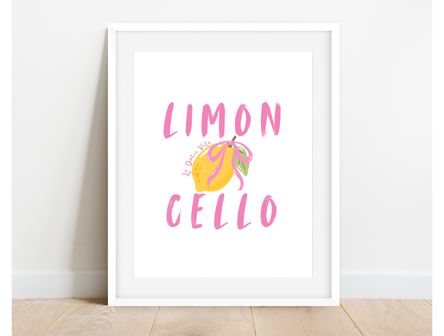 Limon Cello Art Print