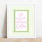 Just a Girl who Loves Coffee-green