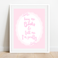 Buy Me Books and tell Me I'm Pretty Art Print