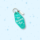 Getaway Car Retro Motel Keychain