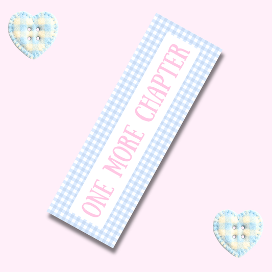 One More Chapter Bookmark (Blue)