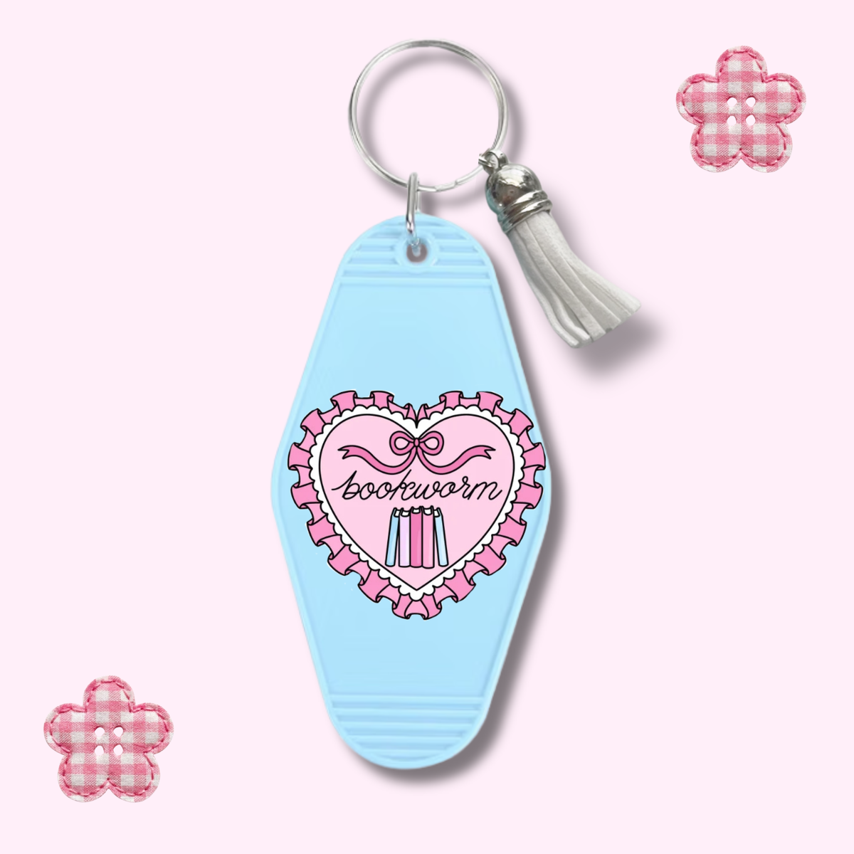 Bookworm Keychain