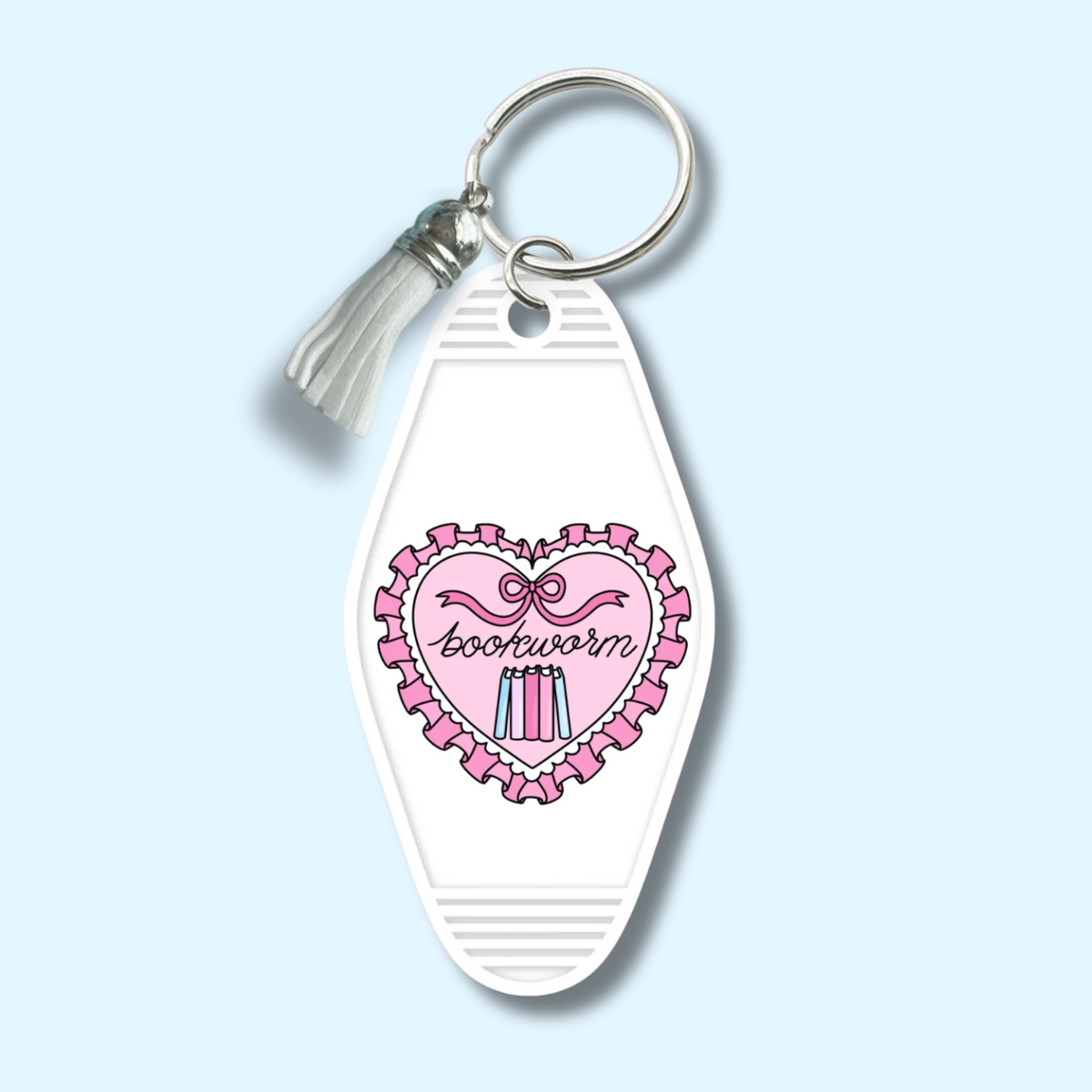 Bookworm Keychain