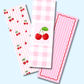 Cherry On Top Bookmark Trio