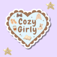 Cozy Girl Fall Sticker