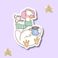 Cozy Goose Sticker