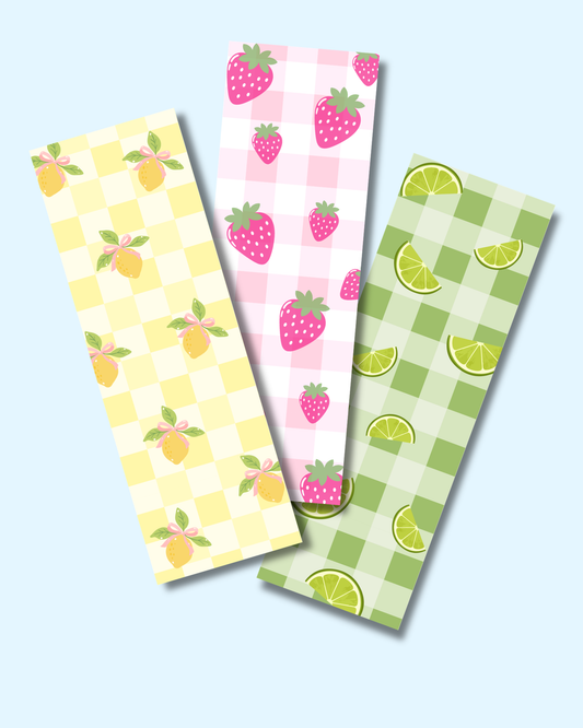 Farmers Market Bookmark Trio