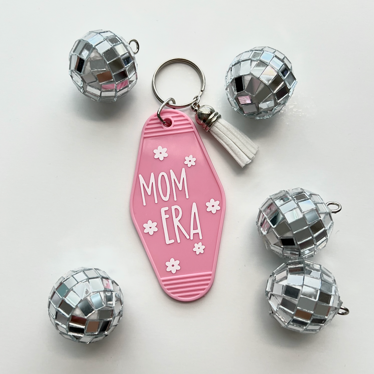 Mom Era Retro Motel Keychain