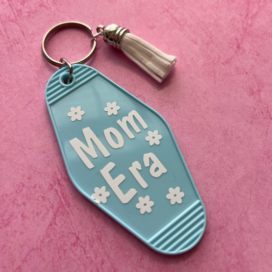 Mom Era Retro Motel Keychain