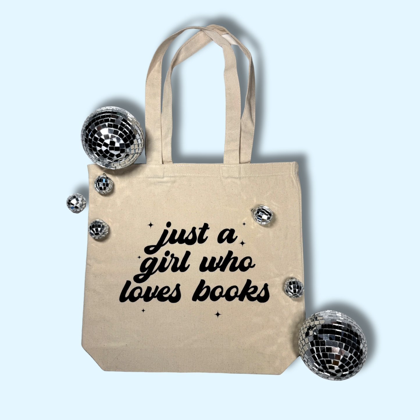 Girl Who Loves Books Tote Bag