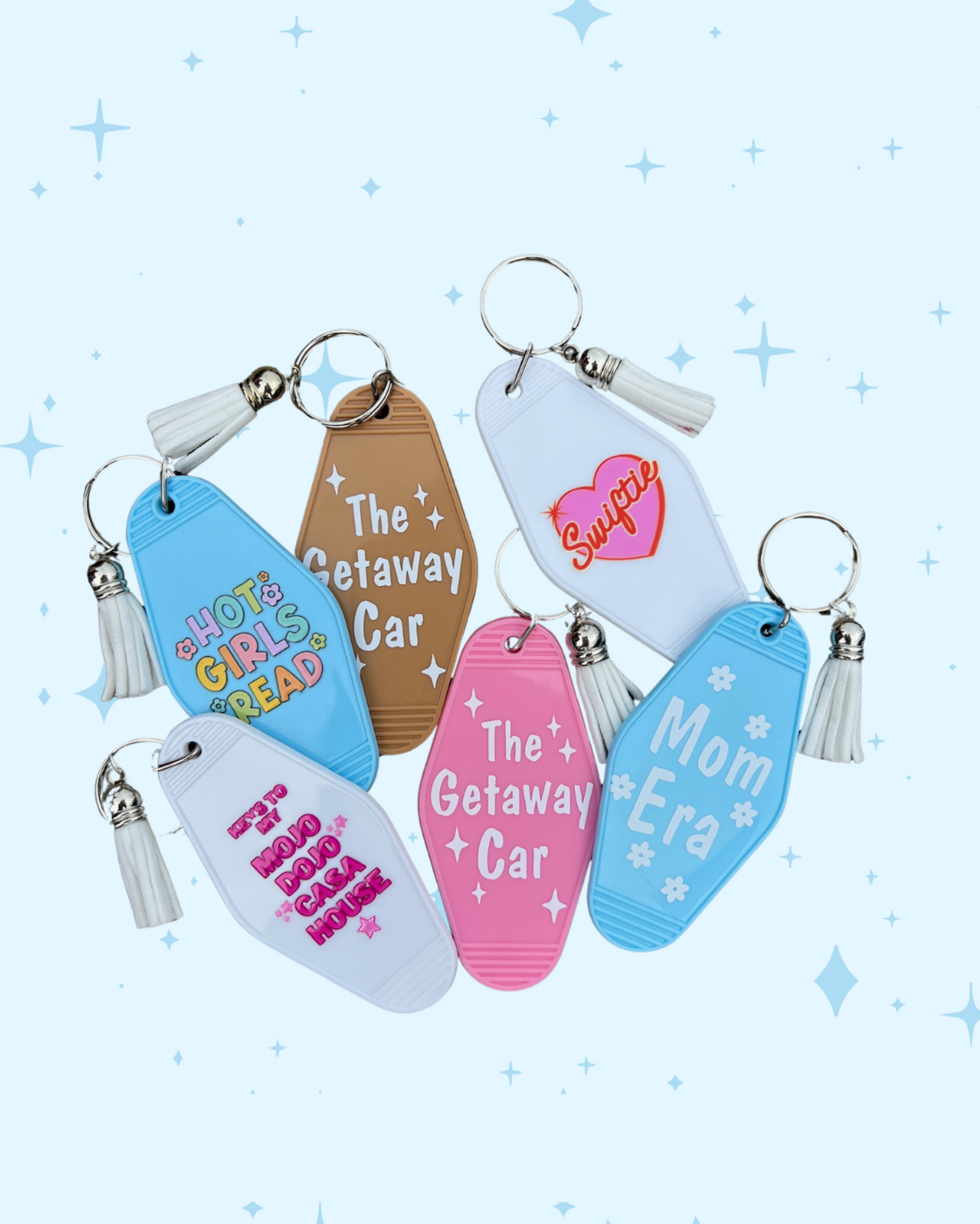 Swiftie Heart Retro Motel Keychain