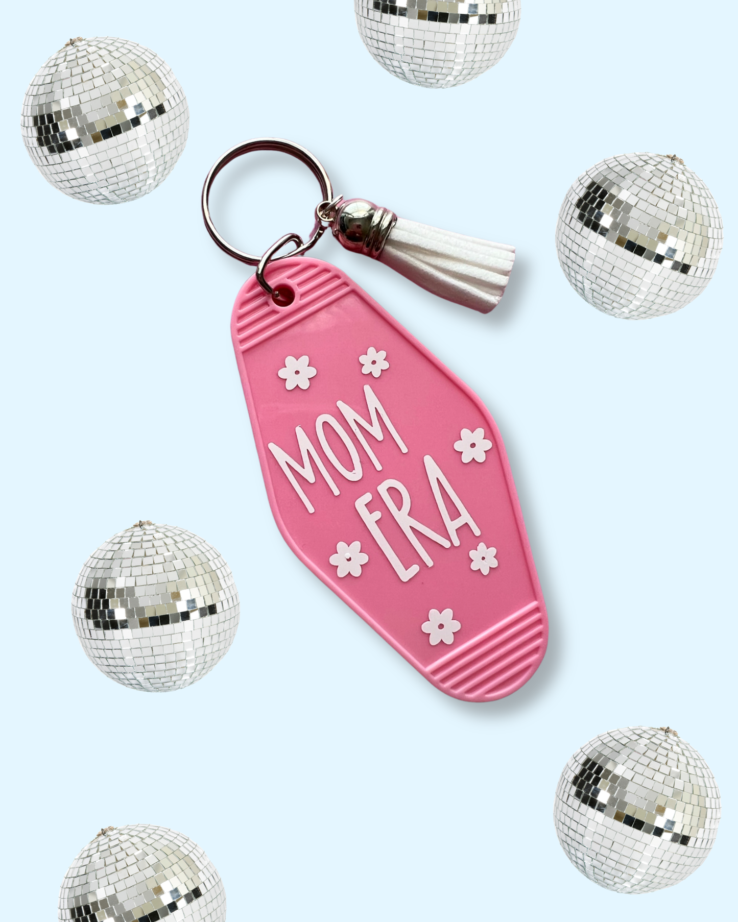 Mom Era Retro Motel Keychain