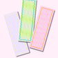 Popsicle Summer Bookmark Trio