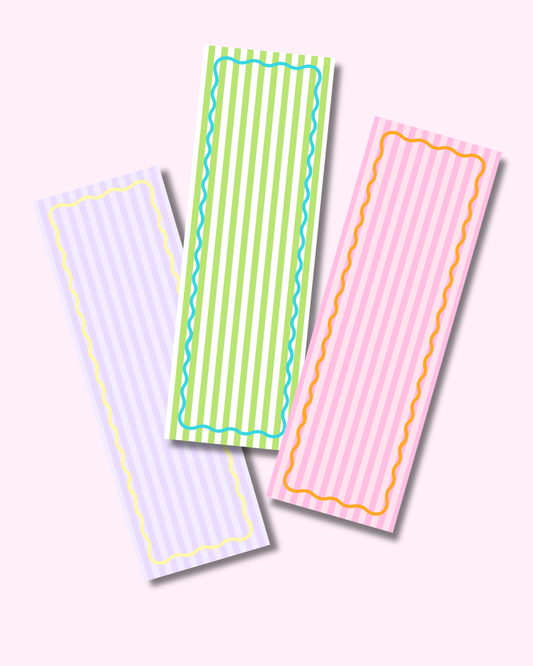 Popsicle Summer Bookmark Trio