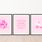 Come on Barbie Let's Go Party  - Set of 3 Prints