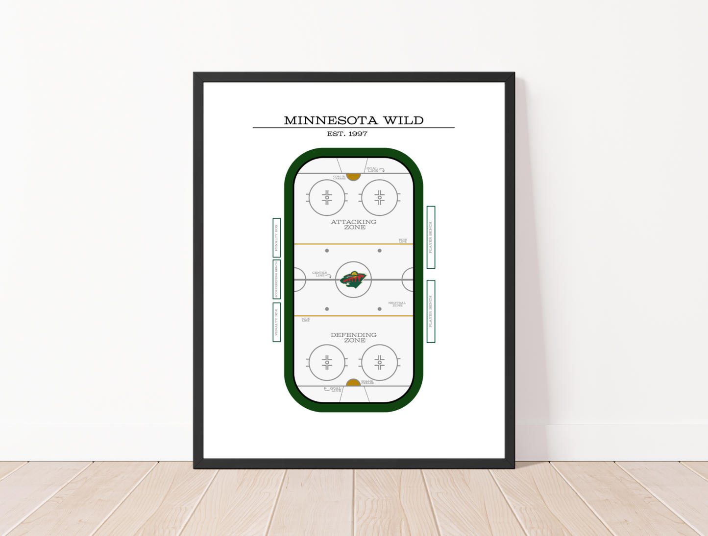 Minnesota Wild NHL Art Print