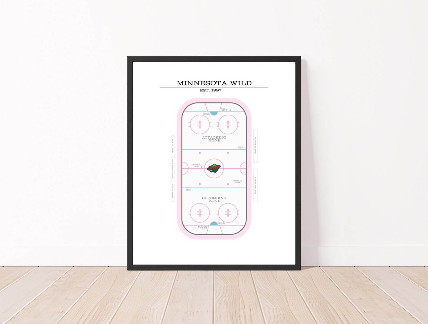 Minnesota Wild NHL Art Print